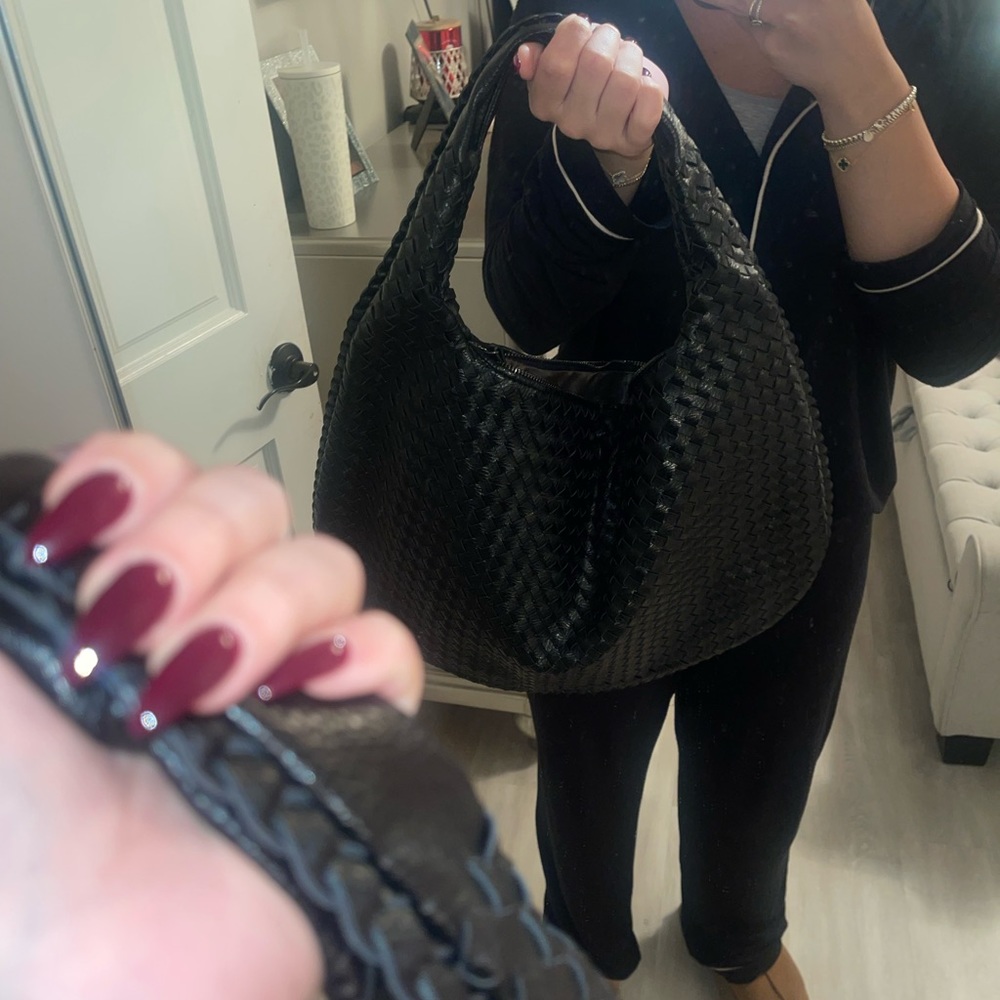 Hand made woven bag